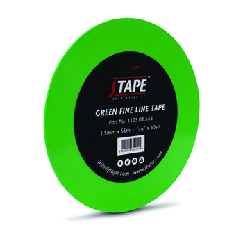GPI STR.LINE TAPE 1.5MM X55M GREEN - TSL1.5 